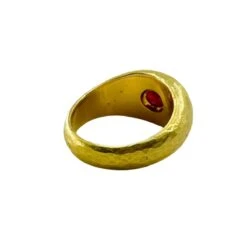 Bague En Or Jaune Et Rubis -Castafiore Boutique bague en or jaune et rubis 928757