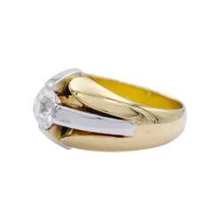 Miller Bague En Or Rose, Platine Et Diamant -Castafiore Boutique bague en or rose platine et diamant 120207