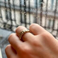 Bague épi En Or Jaune Et Diamants 7 Bague épi En Or Jaune Et Diamants -Castafiore Boutique bague epi en or jaune et diamants 647173