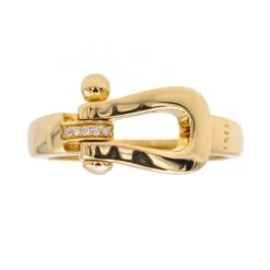Bague FRED "Force 10" En Or Rose Et Diamants