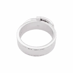 Miller Bague GUCCI "Ceinture" En Or Blanc Et Diamants. -Castafiore Boutique bague gucci ceinture en or blanc et diamants 374532