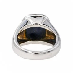 Bague HERMES En Or Blanc Et Lapis-lazuli 12 Bague HERMES En Or Blanc Et Lapis-lazuli -Castafiore Boutique bague hermes en or blanc et lapis lazuli 540671