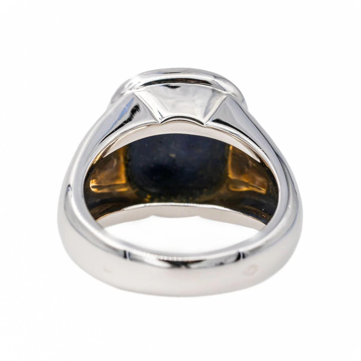 Bague HERMES En Or Blanc Et Lapis-lazuli 5 Bague HERMES En Or Blanc Et Lapis-lazuli – Image 5