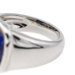 Bague HERMES En Or Blanc Et Lapis-lazuli 13 Bague HERMES En Or Blanc Et Lapis-lazuli -Castafiore Boutique bague hermes en or blanc et lapis lazuli 882780
