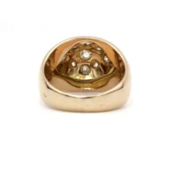 Bague - Or Jaune Et Diamants -Castafiore Boutique bague jonc en or rose et diamants 450677