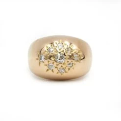 Bague - Or Jaune Et Diamants