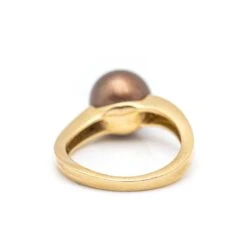 Bague LARGÉ En Or Rose, Perle Et Diamants 6 Bague LARGÉ En Or Rose, Perle Et Diamants -Castafiore Boutique bague large en or perles et diamants 365431