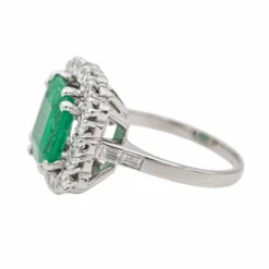 Bague Marguerite En Or Blanc, Platine Et émeraude 10 Bague Marguerite En Or Blanc, Platine Et émeraude -Castafiore Boutique bague marguerite en or blanc platine et emeraude 389212