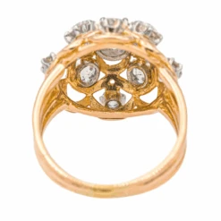 Bague Marguerite En Or Rose Et Diamants 11 Bague Marguerite En Or Rose Et Diamants -Castafiore Boutique bague marguerite en or rose et diamants 176289