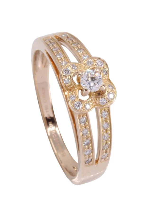 Bague MAUBOUSSIN "Chance Of Love " En Or Rose Et Diamants 4 Bague MAUBOUSSIN "Chance Of Love " En Or Rose Et Diamants – Image 4