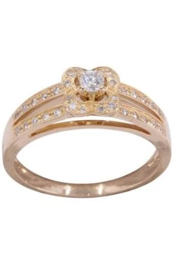 Bague MAUBOUSSIN "Chance Of Love " En Or Rose Et Diamants