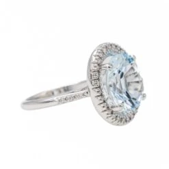 Bague MAUBOUSSIN "Vraiment Toi" En Or Blanc, Aigue Marine Et Diamants -Castafiore Boutique bague mauboussin vraiment toi en or blanc aigue marine et diamants 631510