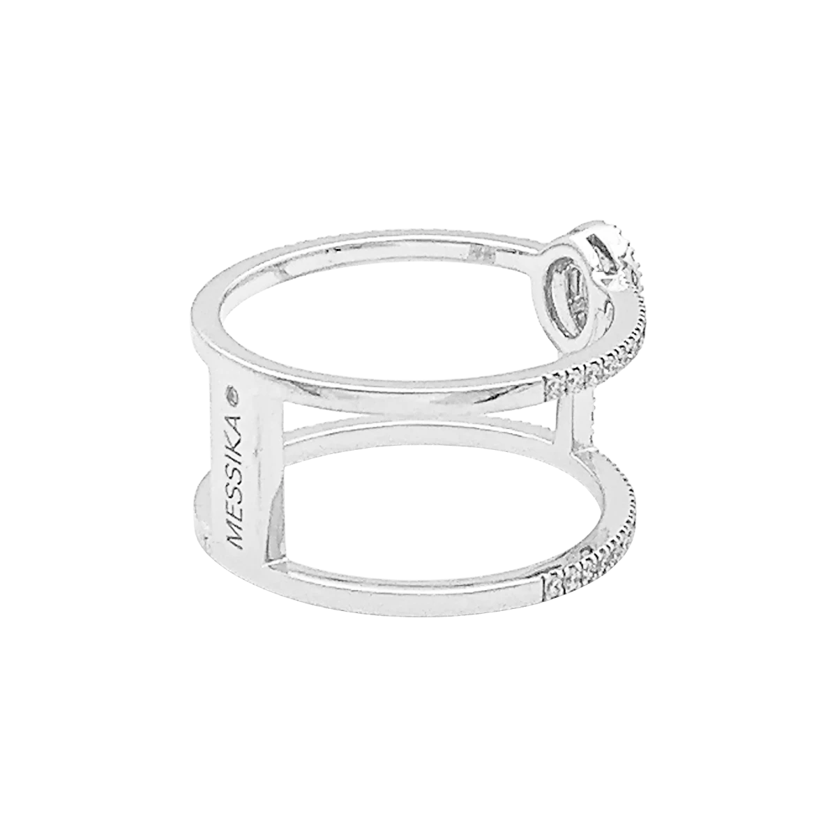 Miller Bague Bandeau MESSIKA "Glam'Azone" En Or Blanc Et Diamants 6 Miller Bague Bandeau MESSIKA "Glam'Azone" En Or Blanc Et Diamants – Image 6