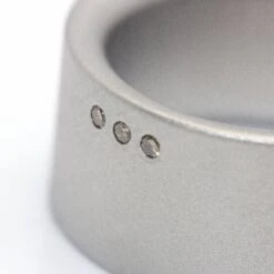 Bague Bandeau En Acier Et Diamants 6 Bague Bandeau En Acier Et Diamants -Castafiore Boutique bague niessing en acier et diamants 111471