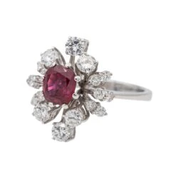 Bague Or Blanc Rubis -Castafiore Boutique bague or blanc rubis 684847