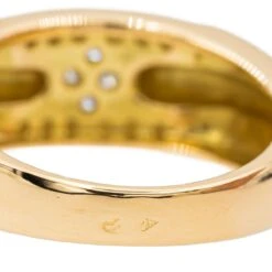 Bague Or Jaune, Or Blanc Et Diamant -Castafiore Boutique bague or jaune or blanc et diamant 386484