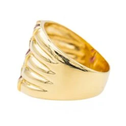 Bague Or Jaune Rubis -Castafiore Boutique bague or jaune rubis 295983