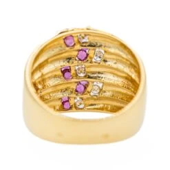 Bague Or Jaune Rubis -Castafiore Boutique bague or jaune rubis 599858