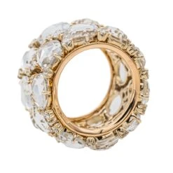 Bague POMELLATO "Lulu" En Or Rose, Topazes Et Diamants -Castafiore Boutique bague pomellato lulu en or rose topazes et diamants 239687