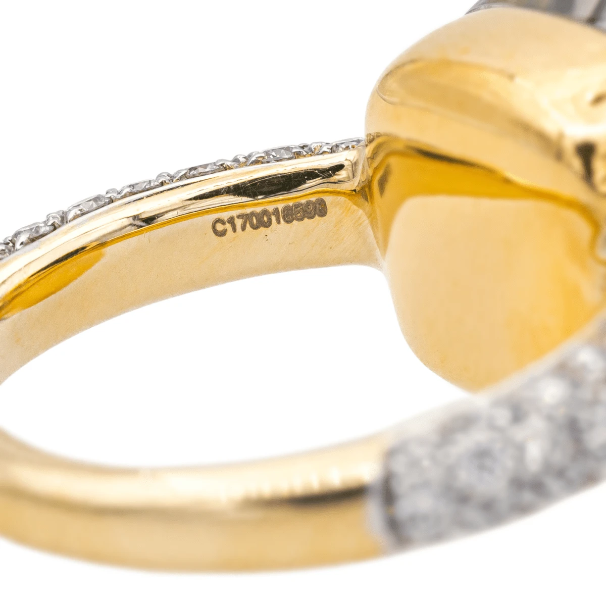 Bague POMELLATO "Nudo" En Or Rose, Prasiolite Et Diamants 8 Bague POMELLATO "Nudo" En Or Rose, Prasiolite Et Diamants – Image 8