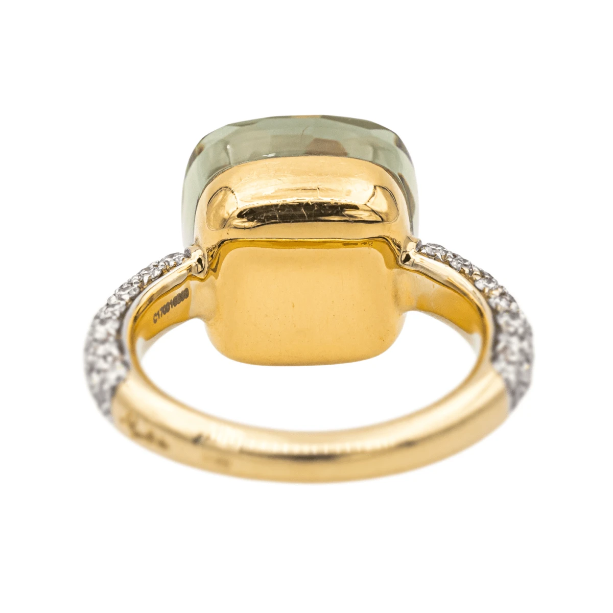 Bague POMELLATO "Nudo" En Or Rose, Prasiolite Et Diamants 6 Bague POMELLATO "Nudo" En Or Rose, Prasiolite Et Diamants – Image 6