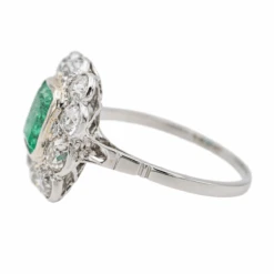 Bague Pompadour En Platine Et émeraude 10 Bague Pompadour En Platine Et émeraude -Castafiore Boutique bague pompadour en platine et emeraude 460294