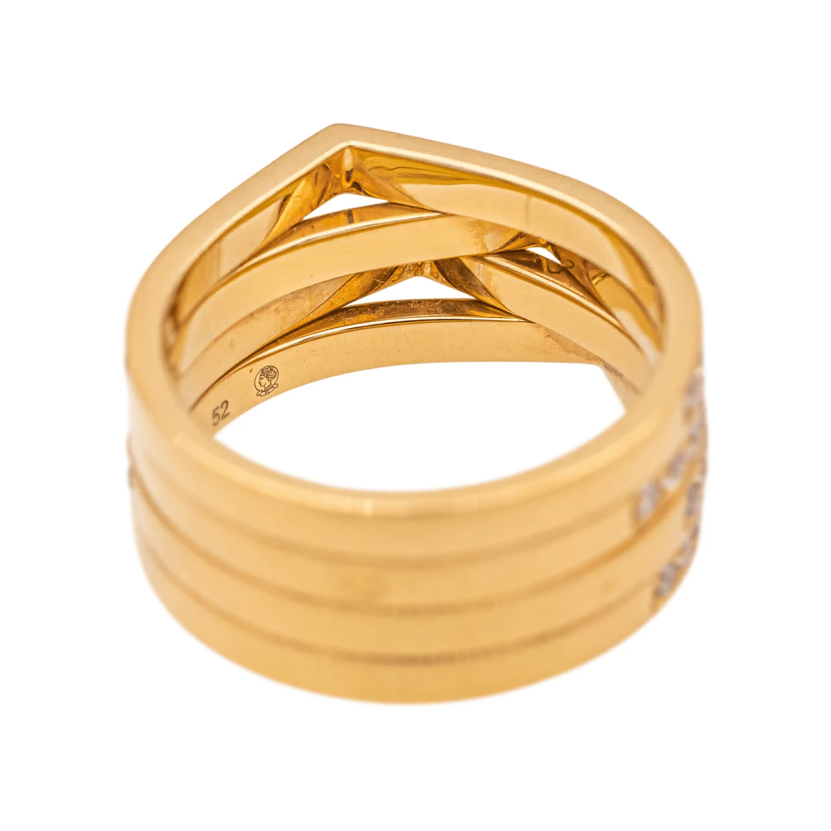 Bague REPOSSI "Antifer" En Or Rose Et Diamants 6 Bague REPOSSI "Antifer" En Or Rose Et Diamants – Image 6