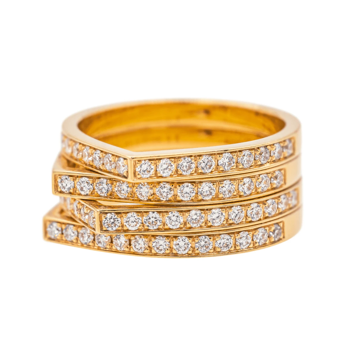 Bague REPOSSI "Antifer" En Or Rose Et Diamants 3 Bague REPOSSI "Antifer" En Or Rose Et Diamants – Image 3