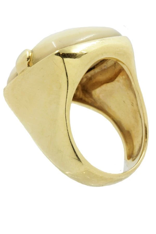BAGUE STYLE CHEVALIÈRE NACRE 7 BAGUE STYLE CHEVALIÈRE NACRE – Image 7