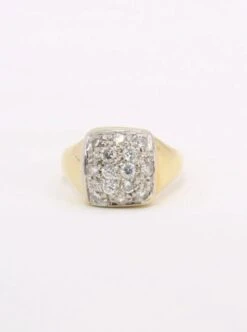 Bague Vintage Or Diamants 0,6 Carat