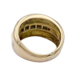 Miller Bague Vintage Or Jaune Et Diamants -Castafiore Boutique bague vintage or jaune et diamants 695307