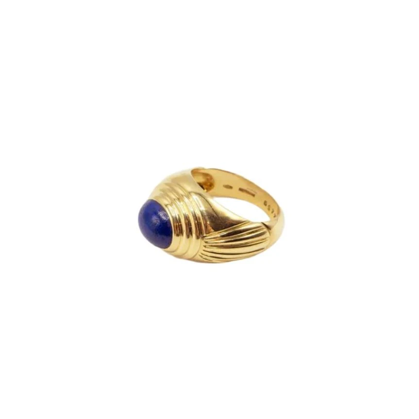 Bague Boucheron En Or Jaune Et Lapis Lazuli 1 Bague Boucheron En Or Jaune Et Lapis Lazuli