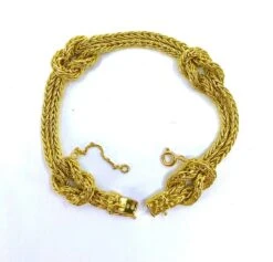 BOUCHERON Bracelet En Or 18 Carats, Modèle Noeud Marin, Signé Et Numéroté -Castafiore Boutique boucheron bracelet en or 18 carats modele noeud marin signe et numerote 527700