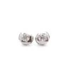 Boucle D'oreille Puces Diamants En Or