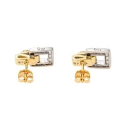 Boucle D'oreilles GUY LAROCHE En Or Jaune Et Diamant -Castafiore Boutique boucle doreilles guy laroche en or jaune et diamant 680494