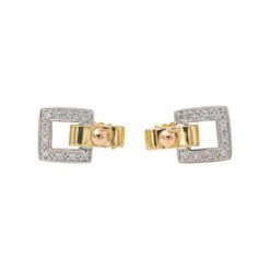 Boucle D'oreilles GUY LAROCHE En Or Jaune Et Diamant -Castafiore Boutique boucle doreilles guy laroche en or jaune et diamant 749325
