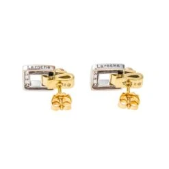 Boucle D'oreilles GUY LAROCHE En Or Jaune Et Diamant -Castafiore Boutique boucle doreilles guy laroche en or jaune et diamant 890518