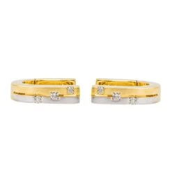 Boucle D'oreilles Or Jaune Diamant -Castafiore Boutique boucle doreilles or jaune diamant 289307