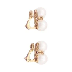 Miller Boucles D'oreille En Or Jaune, Perles Et Diamants -Castafiore Boutique boucles doreille en or jaune perles et diamants 164069