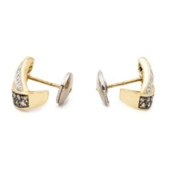 Boucles D'oreilles Alpa En Or Jaune Et Diamants -Castafiore Boutique boucles doreilles alpa en or jaune et diamants 873660