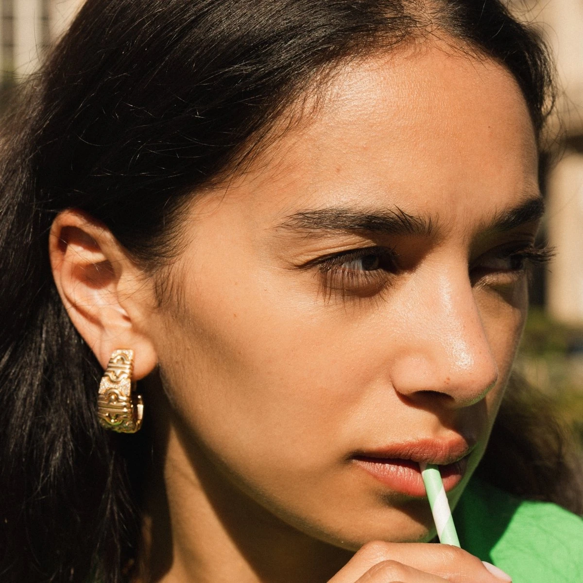 Boucles D'oreilles BULGARI "Parentesi" En Or Jaune Et Diamants 2 Boucles D'oreilles BULGARI "Parentesi" En Or Jaune Et Diamants – Image 2