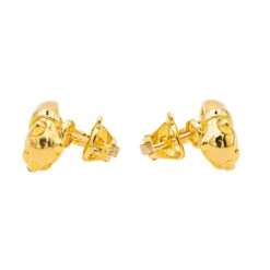 Boucles D'oreilles Clip CARTIER "Panthère" En Or Jaune, Or Blanc, Grenats Et Onyx -Castafiore Boutique boucles doreilles cartier panthere en or jaune et or blanc 994338