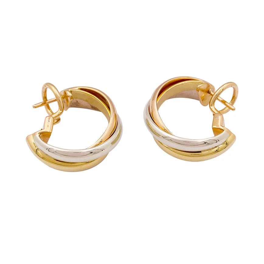 Miller Boucles D'oreilles CARTIER "Trinity", Trois Ors 5 Miller Boucles D'oreilles CARTIER "Trinity", Trois Ors – Image 5