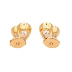 Boucles D'oreilles CHOPARD "Happy Diamonds" En Or Rose Et Diamants -Castafiore Boutique boucles doreilles chopard happy diamonds en or rose et diamants 977107