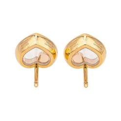 Boucles D'oreilles CHOPARD "Happy Diamonds" En Or Rose Et Diamants -Castafiore Boutique boucles doreilles chopard happy diamonds en or rose et diamants 993784