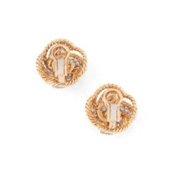 Boucles D'oreilles Clip BOUCHERON En Or Jaune Et Diamants -Castafiore Boutique boucles doreilles clip boucheron en or jaune et diamants 735507