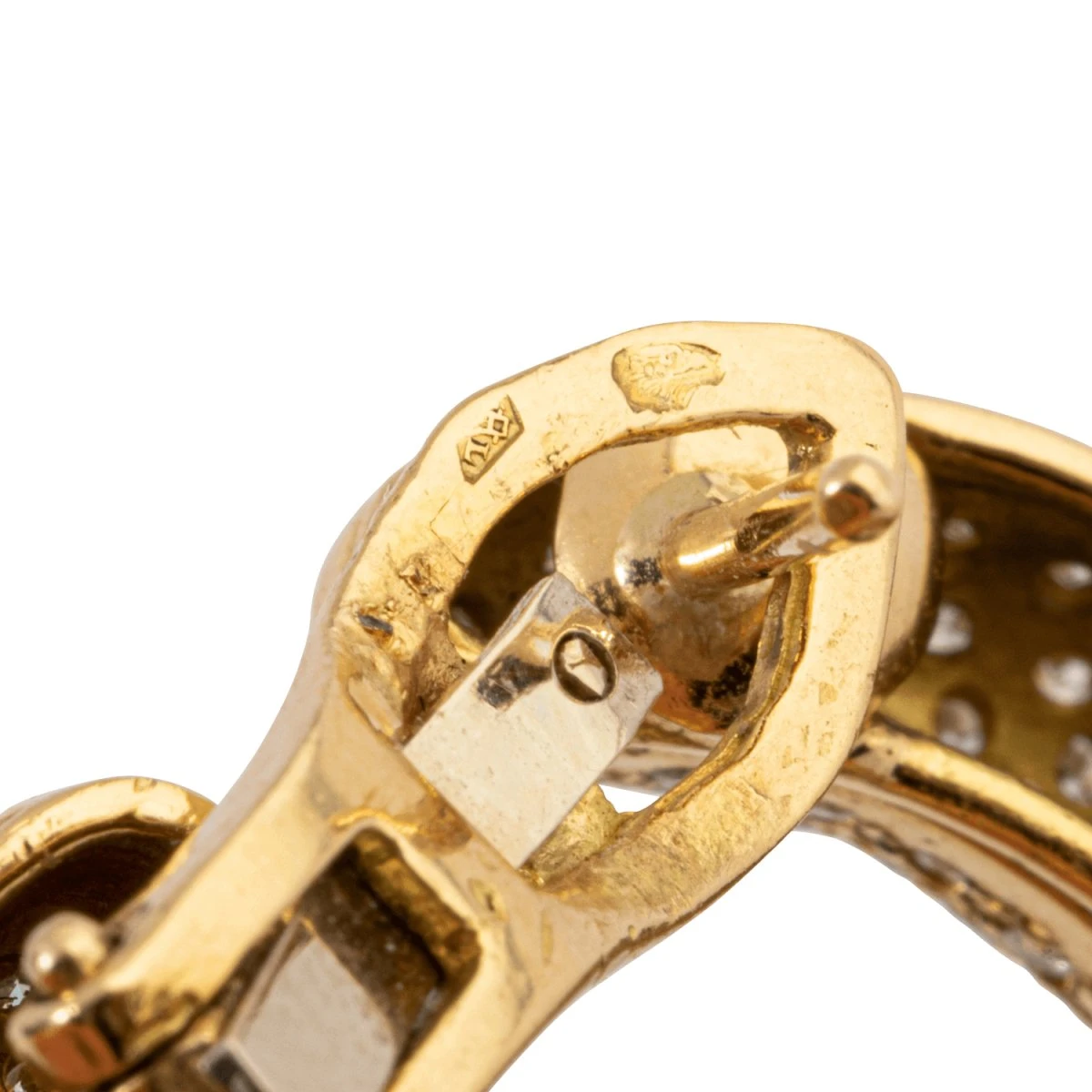 Boucles D'oreilles Clip CLAUDE LALANNE "Papillons" En Bronze Doré 8 Boucles D'oreilles Clip CLAUDE LALANNE "Papillons" En Bronze Doré – Image 8