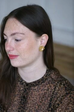 Boucles D'Oreilles Clip Gubelin Or Torsadé Et Perles -Castafiore Boutique boucles doreilles clip gubelin or torsade et perles 550542