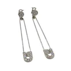Boucles D'oreilles Clips CHANEL En Or Blanc Et Diamants