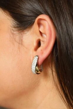 Boucles D'oreilles Clips En Or Blanc Et Diamant -Castafiore Boutique boucles doreilles clips en or blanc et diamant 730518